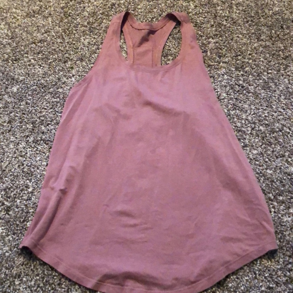 pink lulu lemon tank top
